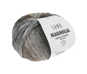 Fil à tricoter en laine mérinos MAGNOLIA - 100gr - Lang Yarns - Effet dégradé vivant