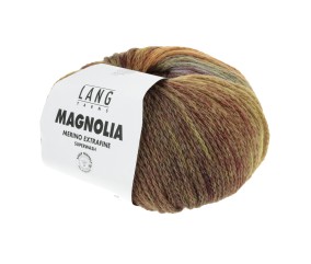 Fil à tricoter en laine mérinos MAGNOLIA - 100gr - Lang Yarns - Effet dégradé vivant