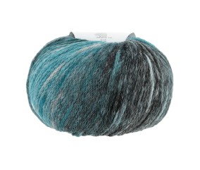 Fil à tricoter en laine mérinos MAGNOLIA - 100gr - Lang Yarns - Effet dégradé vivant