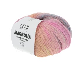 Fil à tricoter en laine mérinos MAGNOLIA - 100gr - Lang Yarns - Effet dégradé vivant