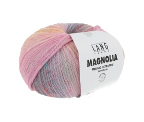 Fil à tricoter en laine mérinos MAGNOLIA - 100gr - Lang Yarns - Effet dégradé vivant