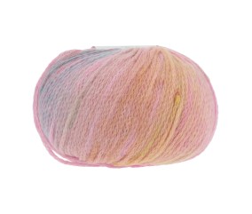 Fil à tricoter en laine mérinos MAGNOLIA - 100gr - Lang Yarns - Effet dégradé vivant