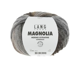 Fil à tricoter en laine mérinos MAGNOLIA - 100gr - Lang Yarns - Effet dégradé vivant