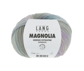 Fil à tricoter en laine mérinos MAGNOLIA - 100gr - Lang Yarns - Effet dégradé vivant