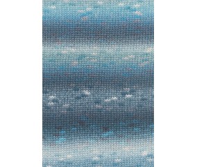 Fil à tricoter en laine mérinos MAGNOLIA - 100gr - Lang Yarns - Effet dégradé vivant