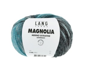 Fil à tricoter en laine mérinos MAGNOLIA - 100gr - Lang Yarns - Effet dégradé vivant