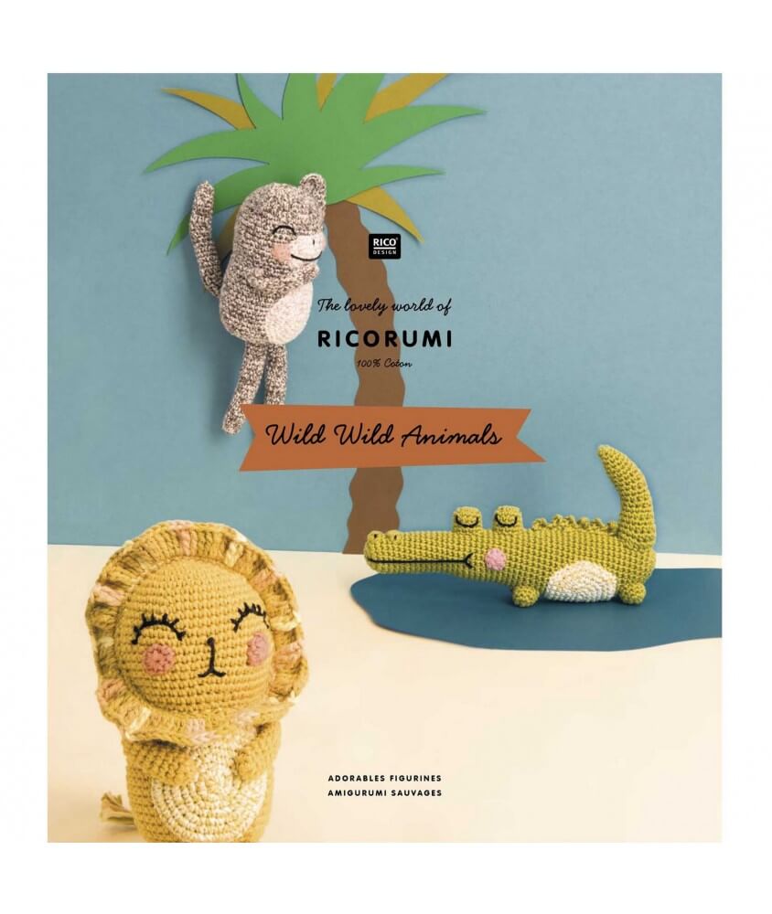 Livre Ricorumi Wild Wild Animals - Rico Design