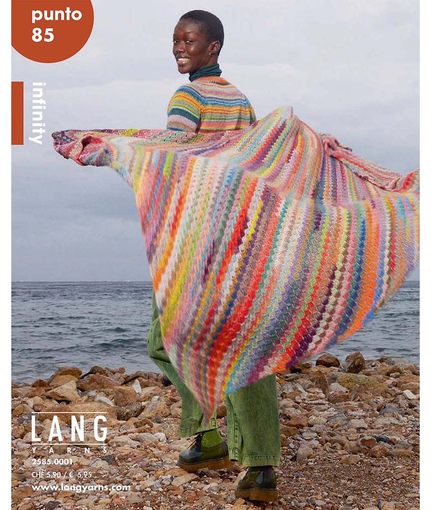 Catalogue Lang Yarns Punto N°85 – Spéciale INFINITY - Édition Automne-Hiver - Tricotez des pièces uniques