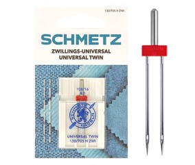 Aiguille double universel - Dimension 4,0/100 - 130/705 H ZWI - 1 pces - SCHMETZ