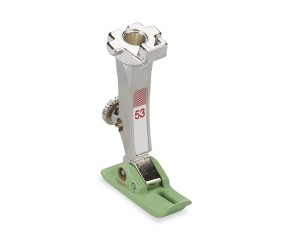 Pied pour point droit avec semelle de glissement N°53 pour Machine Electronique - Bernina