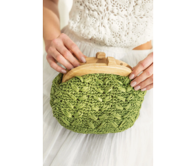 Livre de modèles de crochet pour sacs et chapeaux n°2 en fil Raffia Eco Vita - DMC