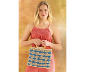 Livre de modèles de crochet pour sacs et chapeaux n°2 en fil Raffia Eco Vita - DMC