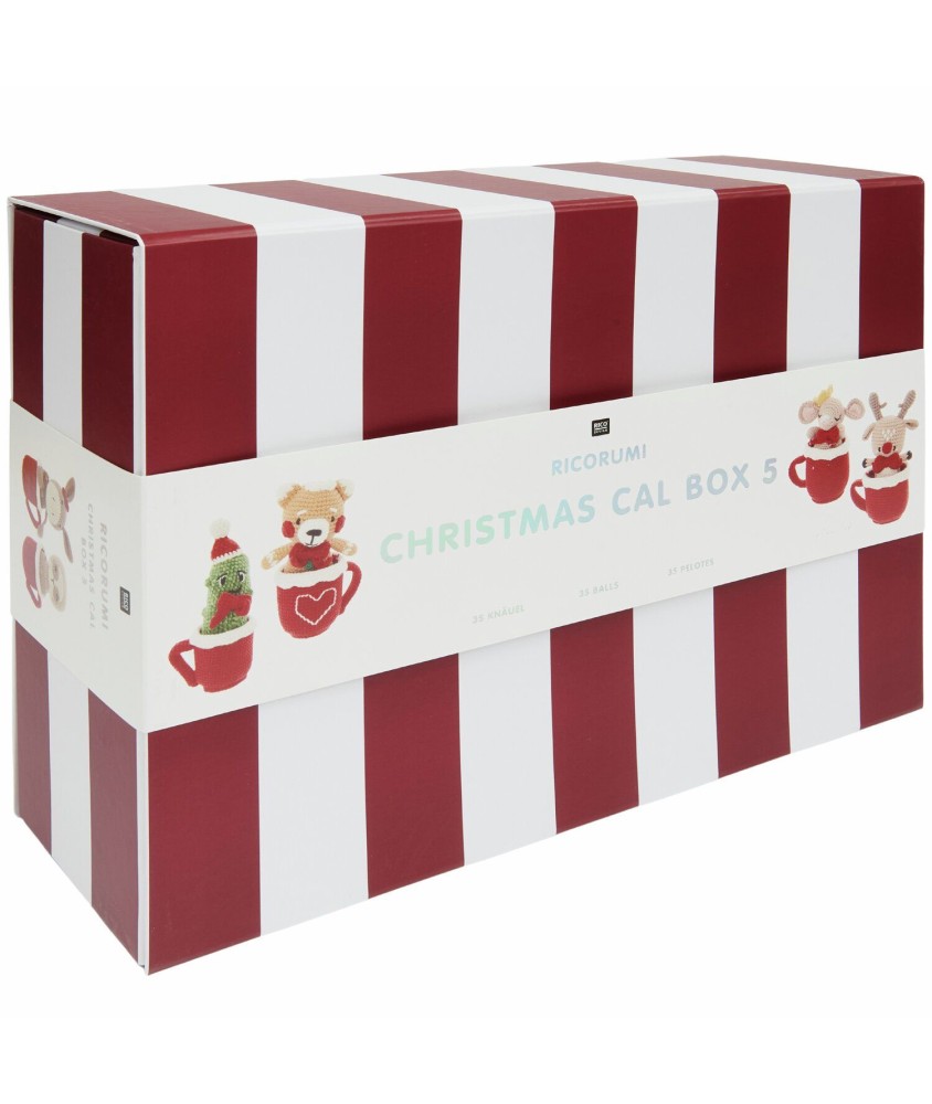 Coffret CAL de Noël 5 – Ricorumi Christmas Cup – Édition Limitée Rico Design