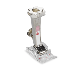 Pied pour broderie avec semelle transparente N°39 pour machine électronique - Bernina