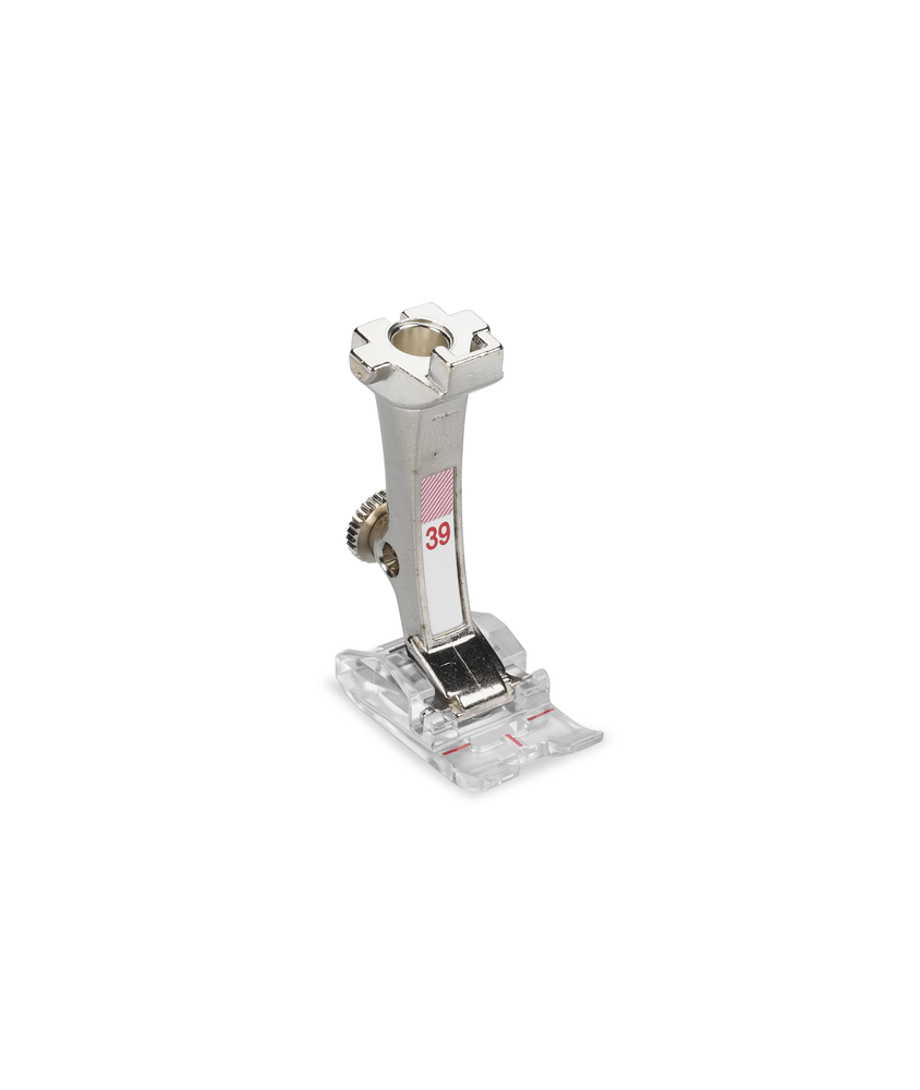 Pied pour broderie avec semelle transparente N°39 pour machine électronique - Bernina