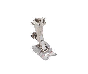 Pied pour broderie avec semelle transparente N°39 pour machine mécanique - Bernina