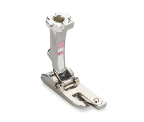Pied Ourleur coquille et tricot N°68 - 2mm - pour machines électronique - Bernina