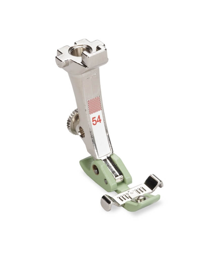 Pied pour fermeture à glissière N°54 avec semelle de glissement pour machine électronique - Bernina Pied pour fermeture à glissière N°54 avec semelle de glissement pour machine électronique - Bernina