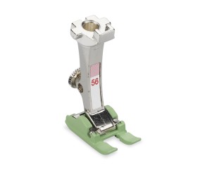 Pied ouvert pour broderie avec semelle de glissement N°56 pour machine électronique