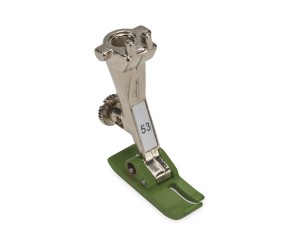 Pied pour point droit avec semelle de glissement N°53 pour machine mécanique - Bernina