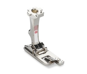 Pied Ourleur pour le point zigzag N°66 - 6 mm - pour machine électronique - Bernina