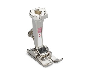 Pied pour zigzag N°0 pour machine électronique - Bernina