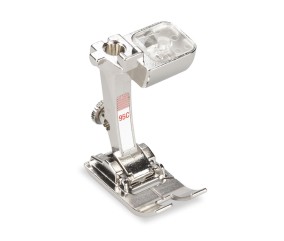 Pied N°95C pour l'ourleur N°87 et N°88 pour machine électronique - Bernina