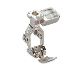 Pied pour fermeture à glissière N°4D pour machine électronique - Bernina