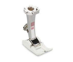 Pied Zigzag avec semelle antiadhésive N°52 pour machine électronique - Bernina