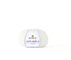 Pelote de mérino à tricoter 100% BABY 4 - DMC