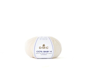 Pelote de mérino à tricoter 100% BABY 4 - DMC
