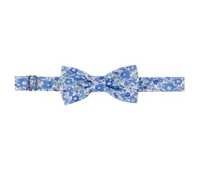 Kit nœud papillon + pochette en tissu Liberty - Raphaël - Com'1
