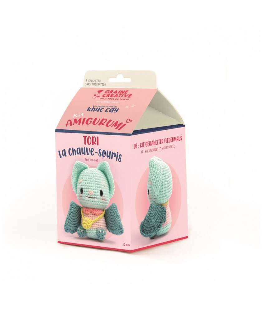 Diy – kit minigurumi phoque (Graine créative) – L'ARBRE AUX LUTINS