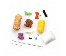 Kit crochet Minigurumi Mochi le castor - Graine Créative