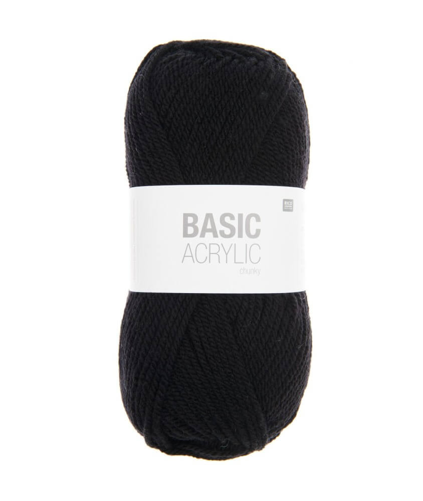 Pelote de laine à tricoter BASIC ACRYLIC CHUNKY - 100GR - Rico Design