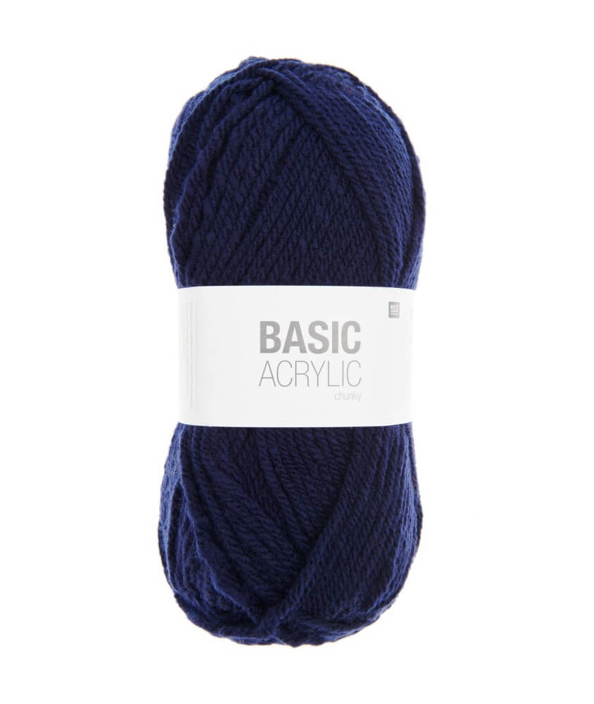 Pelote de laine à tricoter BASIC ACRYLIC CHUNKY - 100GR - Rico Design