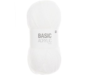 Pelote de laine à tricoter BASIC ACRYLIC CHUNKY - 100GR - Rico Design