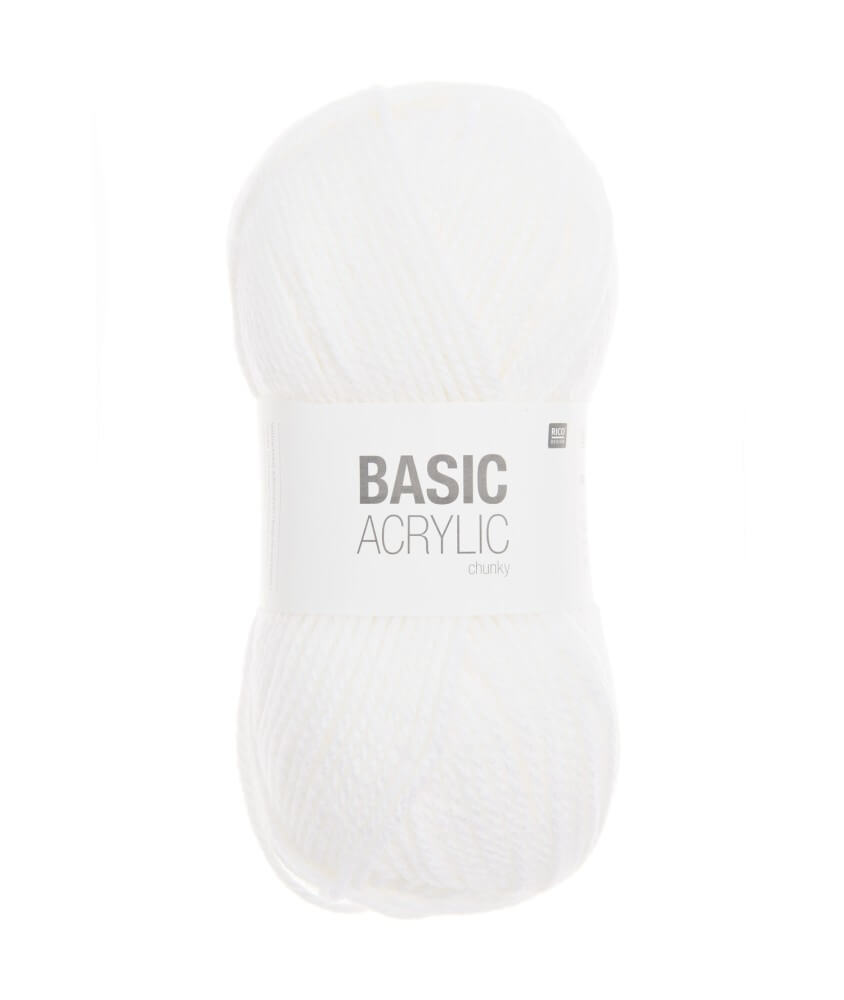 Pelote de laine à tricoter BASIC ACRYLIC CHUNKY - 100GR - Rico Design
