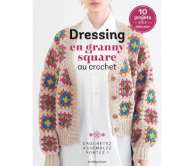 Dressing en granny square au crochet - Editions de Saxe