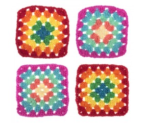 Mon premier kit de crochet – Granny Squares - Trimits