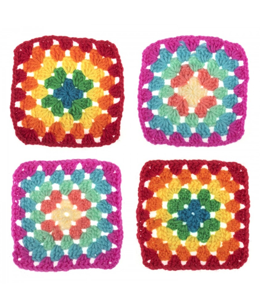 Mon premier kit de crochet – Granny Squares - Trimits Mon premier kit de crochet – Granny Squares - Trimits