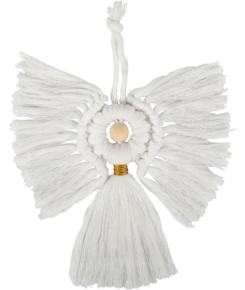 Kit Macramé Ange - 19,5 x 18,5 cm - Trimits Kit Macramé Ange - 19,5 x 18,5 cm - Trimits