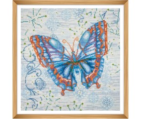 Kit de Point de Croix Comptée – Papillon – 36 x 36 cm - Trimits