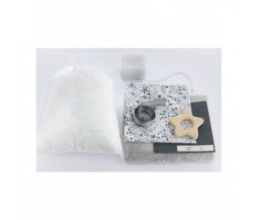 Kit couture mobile Musical Baleine en tissu Liberty ® Adelajda