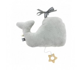Kit couture mobile Musical Baleine en tissu Liberty ® Adelajda