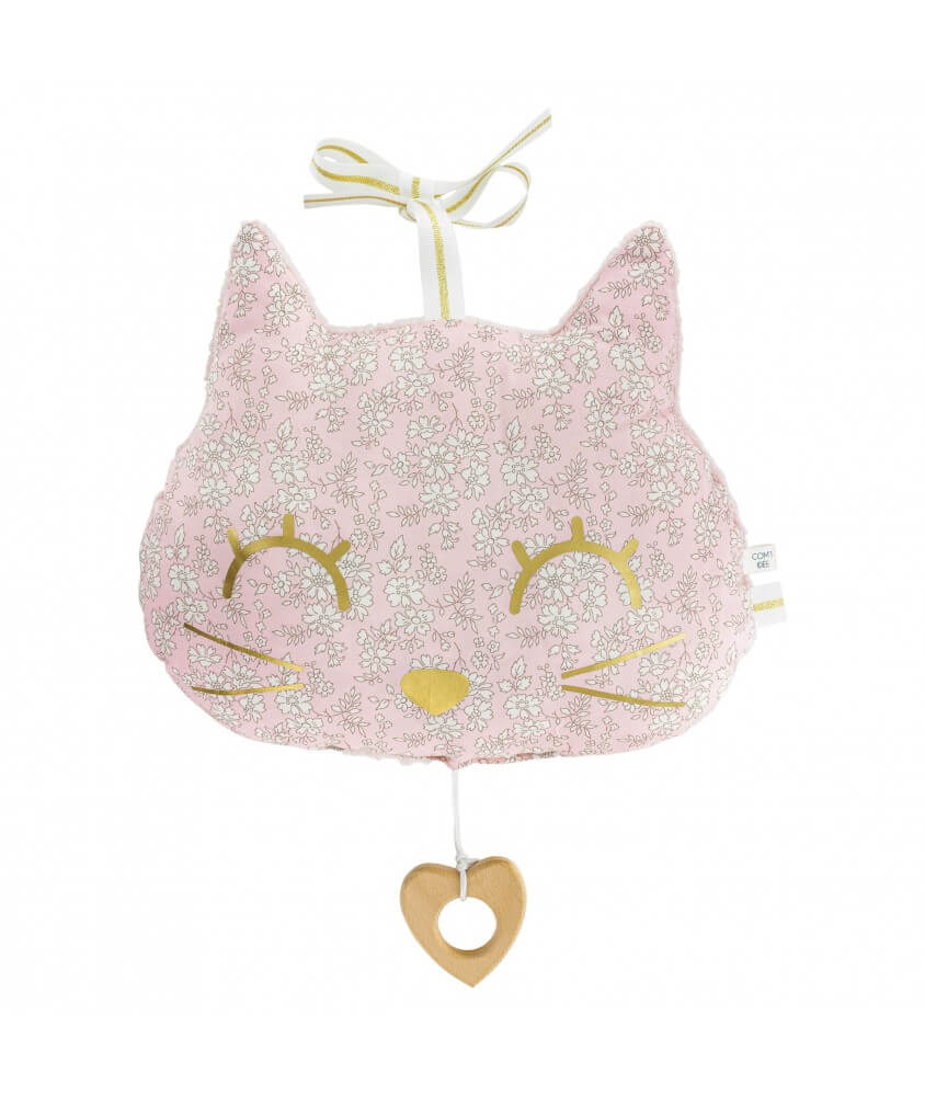 Kit couture mobile Musical Chat en tissu Liberty ® Capel Kit couture mobile Musical Chat en tissu Liberty ® Capel