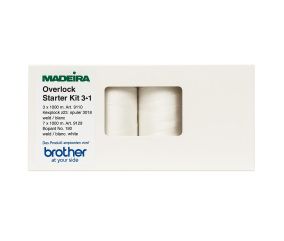 Coffret de 4 Cônes Starter kit 3+1 Madeira pour Surjeteuse - Kit de Fils de Qualité Supérieure sperenza