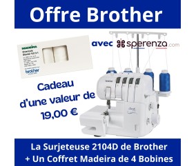 Surjeteuse 2104D - Brother - Garantie 5 ans promotion cadeaux exceptionnel, soldes