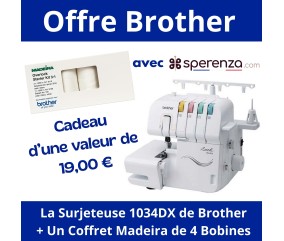 Surjeteuse 1034DX - Brother - Garantie 5 ans soldes exceptionnelle promo promotion affaire