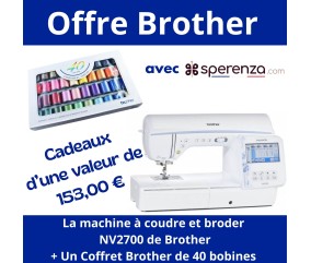 Innov-is NV2700 - Brother - Garantie 5 ans - Offre exceptionnelle promo promotion solde sperenza
